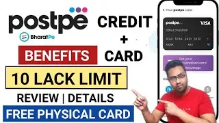 Postpe Credit Card | 10 लाख लिमिट | Postpe Review | Postpe App | Hidden Charges | Postpe Pay Later