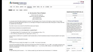 Codeforces - 1324A - Yet Another Tetris Problem