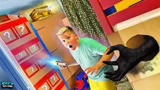 Box Fort Mystery Escape Room Survival Challenge!