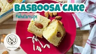 Delicious Basboosa Cake/Lebanese Cake By What A Recipe