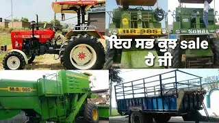 swaraj855/h.r985/m s 985/sohal combine/tralii/combine and tractor for sale