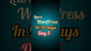 WordPress Complete Setup on Localhost | Day 5  Part- 1 #shorts