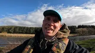 Salmon fly fishing hunting springers at Tulchan B beat.