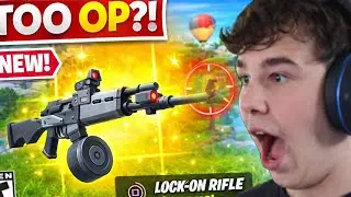 Is Fortnite's NEW Weapon Too OP?! (Insane Tracking Aimbot in Chapter 5 Update)