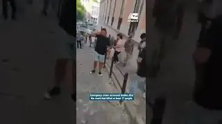 Video shows aftermath of Lisbon funicular crash