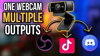 ONE CAM MULTIPLE OUTPUTS- How to MULTISTREAM with only ONE webcam! OBS/TikTok Live Studio/Discord