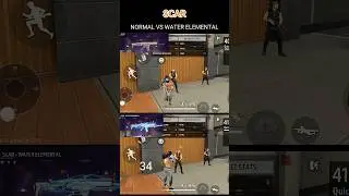#freefire #normal vs water elemental scar #top best scar gun skin #evo scar #shorts #viral😮