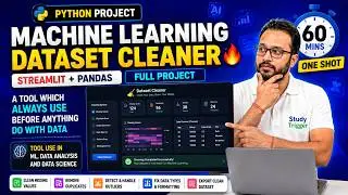 Python Project: Machine Learning Dataset Cleaner 🔥 | Streamlit + Pandas | Full Project | One Shot