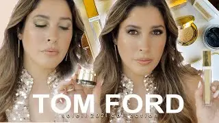 TOM FORD SOLEIL 2021 SUMMER COLLECTION Обзор образцов Black Sand Cream Powder Eyeshadow Sunlust Lip