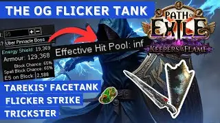 [PoE 3.27] Tarekis' Facetank Flicker Trickster - Immortal Flicker CI Aegis Block - Видеоруководст...