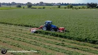 DRONE | New Holland TS135A & Kuhn FC313D e FC284D [FHD][Mavic Mini]