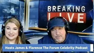 James & Florence w/author JL Rothstein; True Crime/Drew Brees, Diddy news, author ?