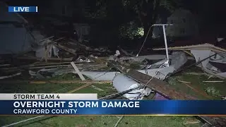 Storms cause damage to homes, power lines in Crawford County