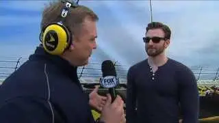 Chris Evans - Daytona 500 (Interview) FOX Sports