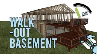 Walkout Basement Tutorial With Stepped Foundation In Chief Architect X16