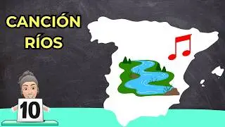 🌊 Los Principales Ríos de España en Canción| Canciones para Aprender Sin Parar  #cancioneseducativas