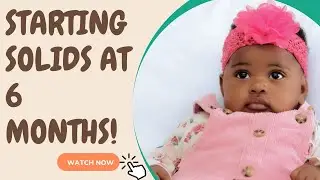 Weaning Our 6 Month Old Baby | First Spoon-Fed Foods
