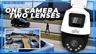Crazy 2MP PTZ-камера с двумя объективами от Uniview: широкоугольный объектив сверху, PTZ-камера с...