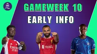 GW10 EARLY INFO | HAALAND SELL?? | WHICH PREMIUM MIDFIELDER(S) AND WHEN TO GET THEM?? | GW9 INJURIES