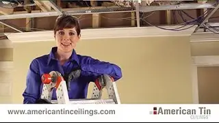 Installing Drop-In Tin Ceiling Tiles (3/3)