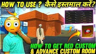 OMG😱 I GOT NEW RED CUSTOM CARD | CUSTOM का बाप😱🤯 - GARENA FREEFIRE