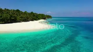 Mahaba Island, Philippines. Beautiful White Sand Beach. | Stock Footage - Envato elements