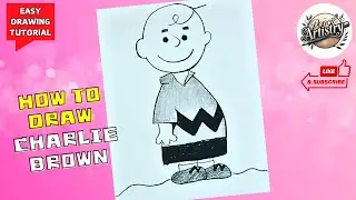 How To Draw Charlie Brown (Easy Drawing Tutorial) | Pencil Artistry