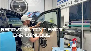 Tint Removal From Car Windows