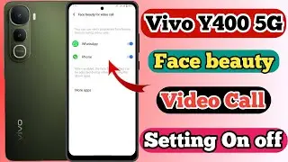 Vivo Y400 5g Face beauty Video Call Setting Kaise On Kare // How To Face beauty Video Call Vivo Y400