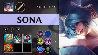 Sona Mid vs Syndra - EUW Master Patch 25.23