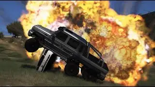 [GTA 5 chase] POLICE vs BULLETPROOF Mercedes Benz G63 AMG 6x6