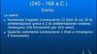 videocorso letteratura latina - lez 6 - parte 1