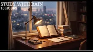 Study Rain Sounds 🌧️ | White Noise | 10 Hours | 집중력 향상