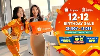Shopee 12.12 Birthday Sale, 25 Nov - 12 Des | Gratis Ongkir RP0