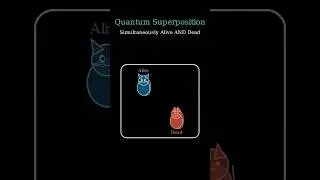 How Schr&ouml;dinger's Cat Actually Works!#quantumphysics #physics #schrodingercat #manim