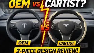 Стоит ли покупать чехол на руль Cartist для Tesla? Обзор и установка.