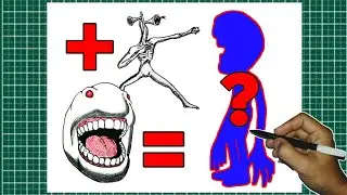 How to Draw Siren Head + Pacman = ?