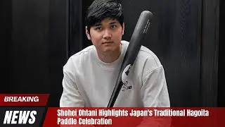 Shohei Ohtani Highlights Japan's Traditional Hagoita Paddle Celebration #shoheiohtani #baseball