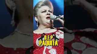 FALLECE PAQUITA LA DEL BARRIO 🕊️😢 #paquitaladelbarrio #dep #rip #noticias #fueradecontexto #mexico
