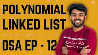 Polynomial Addition using Linked List | Data Structures | Ep-12 DS Mastery | code io - Tamil