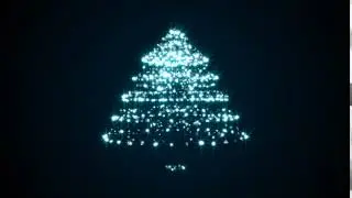 Particle Christmas Tree Seamless Loop Video | Free Background Footage