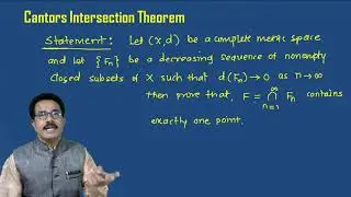 Math | Metric Spaces | Cantor's Intersection Theorem | Lect. 7 | Dr. S.S.Bellale | DSCL