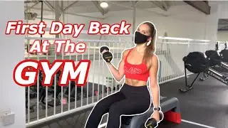 FIRST DAY BACK AT THE GYM | Post-Lockdown Workout