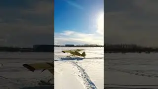 #bushplane on #ice #winter #alaska #2023 #bushpilot #aopa #supercub #kitfox #cessna