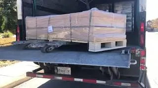 Nova Voyager DVR 18&rdquo; Drill Press Delivery and Unloading. Unboxing  and Setting up Video to Follow