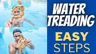 Learn Water Treading/Standing, Swimming Tips For Beginners, Swimming Training, Deep Water Swimming