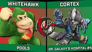 WhiteHawk (Donkey Kong/Marth) vs Cortex (Wolf) - Doctor Galaxy's Hospital #5