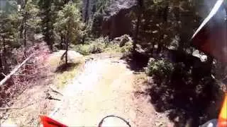 2016 KTM 300 XCW Single Track Rampart Trail Ride HD PART 1/2