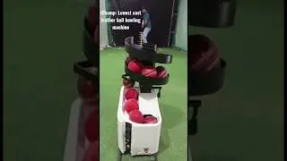 Say hello to iChamp - the lowest cost leather ball cricket bowling machine in the world. 🙌