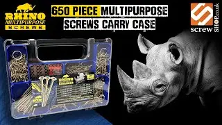 RHINO 650 PIECE MULTIPURPOSE CARRY CASE FROM SCREWSHOP